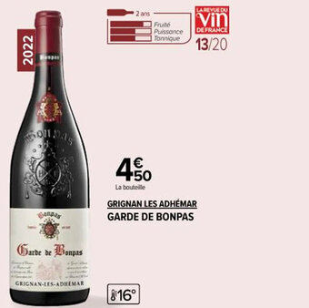 Carrefour Market GRIGNAN LES ADHÉMAR GARDE DE BONPAS offre