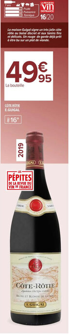 Carrefour Market CÔTE RÔTIE E.GUIGAL offre