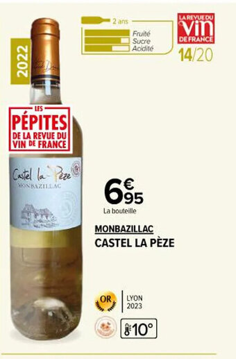 MONBAZILLAC CASTEL LA PÈZE