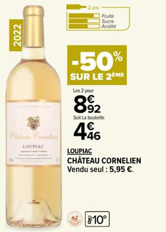Carrefour Market LOUPIAC CHÂTEAU CORNELIEN offre