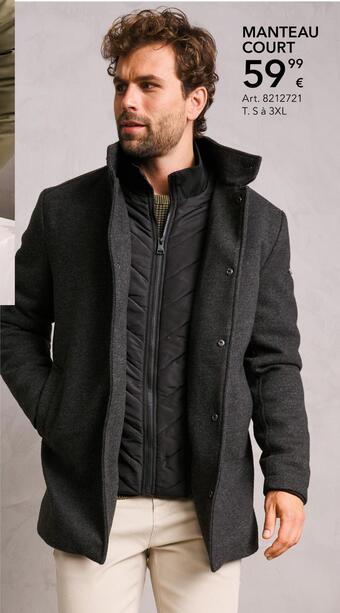 Takko Manteau court offre