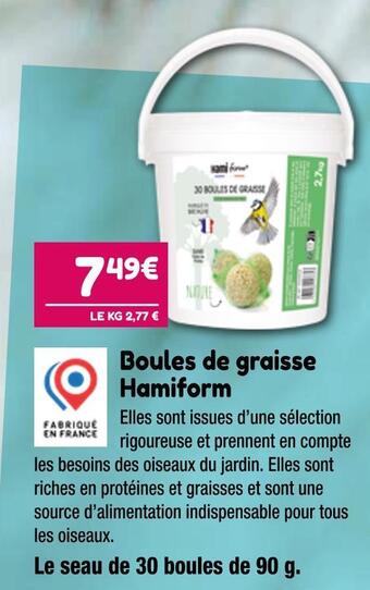 Hamiform boules de graisse