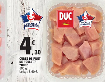 E.Leclerc CUBES DE FILET DE POULET offre