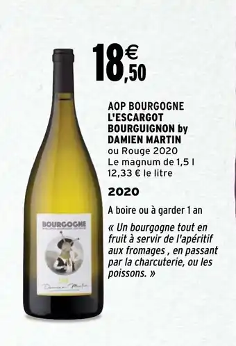 Intermarché L'escargot Bourguignon By Damien Martin offre