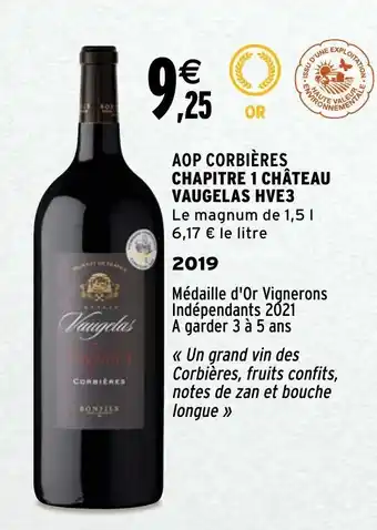 Intermarché Chapitre 1 Chateau Vaugelas Hve3 offre