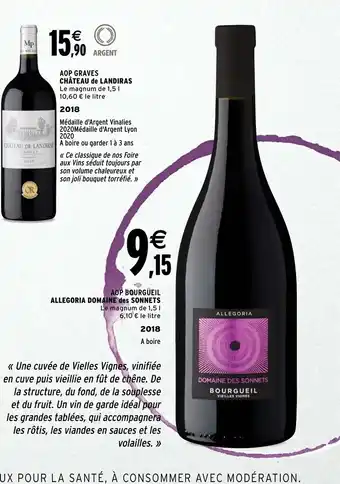 Intermarché Allegoria Domaine Des Sonnets offre
