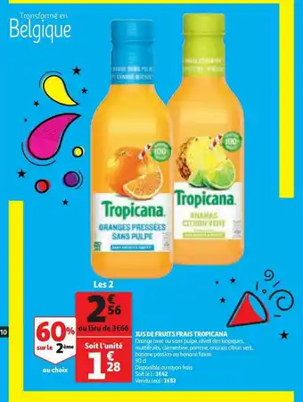 Jus De Fruits Frais Tropicana