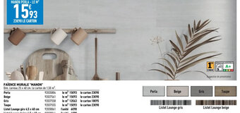 Brico Cash FAÏENCE MURALE MANON offre