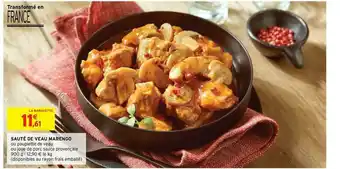 Intermarché Express Sauté De Veau Marengo offre