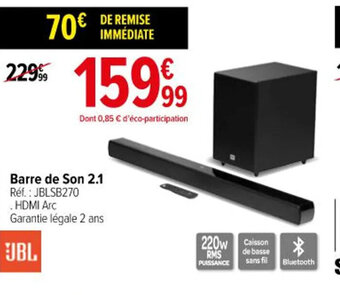 Carrefour Barre de Son 2.1 offre