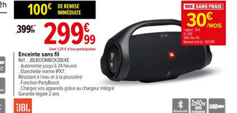 Carrefour Enceinte sans fil offre