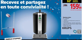 Carrefour Machine à bière offre