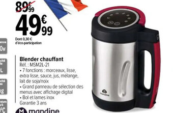 Carrefour Blender chauffant offre
