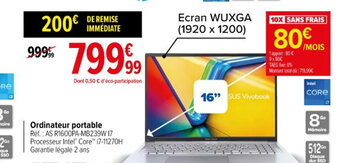 Carrefour Ordinateur portable offre