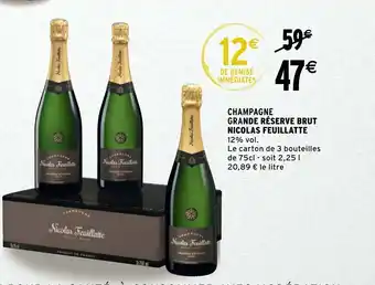 Intermarché Nicolas Feuillatte offre