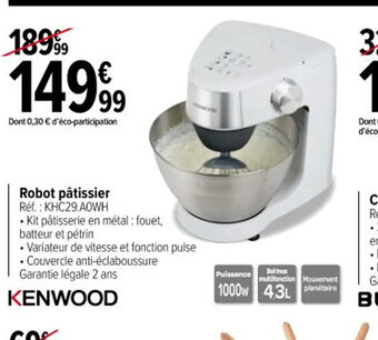 Carrefour Robot pâtissier offre