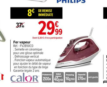 Carrefour Fer vapeur offre