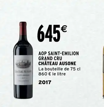 Intermarché Chateau Ausone offre