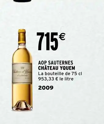 Intermarché Chateau Yquem offre