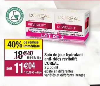 Soin De Jour Hydratant Anti-Rides Revitalift