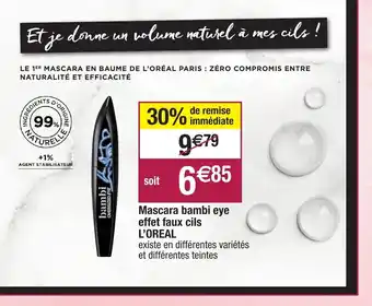 Migros Mascara Bambi Eye Effet Faux Cils offre