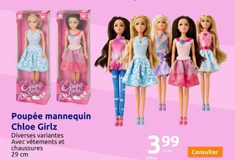 Action Chloe girlz poupée mannequin offre