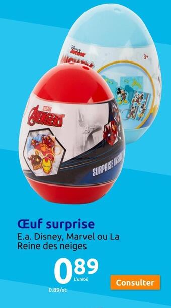 Action Œuf surprise offre