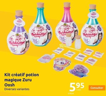 Action Zuru oosh kit créatif potion magique offre