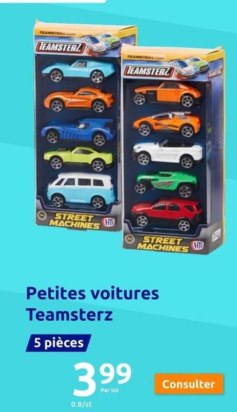 Action Teamsterz petites voitures offre