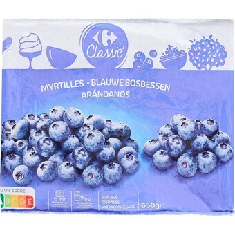 Carrefour Carrefour classic' myrtilles surgelées offre