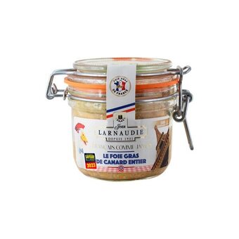 Carrefour Jean larnaudie foie gras de canard entier offre