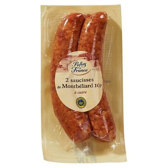 Carrefour Market Reflets de france saucisses de montbéliard i.g.p offre