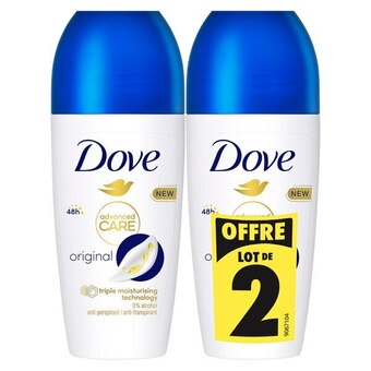Carrefour Dove déodorant advanced care offre