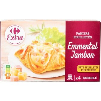 Carrefour Carrefour extra paniers feuilletés surgelés offre