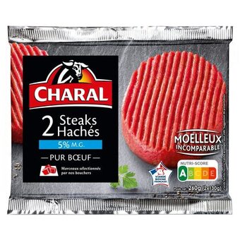 Carrefour Market Steak haché 5% mg charal offre