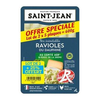Carrefour Market Saint jean ravioles du dauphiné offre spéciale offre