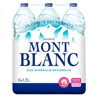 Carrefour Market Mont blanc eau minérale naturelle offre