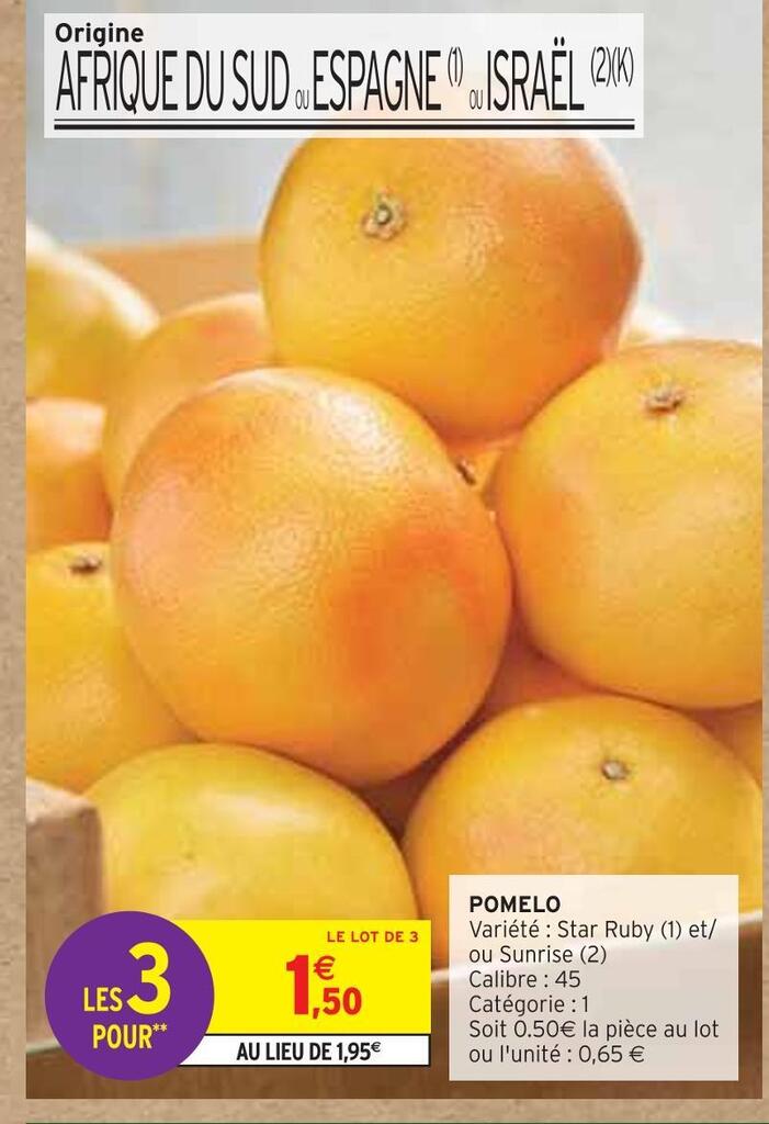 Promo Pomelo chez Intermarché