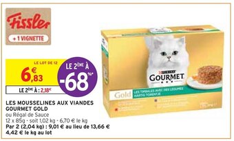 Intermarché Gourmet gold les mousselines aux viandes offre
