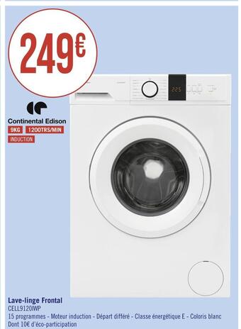 Continental edison lave-linge frontal