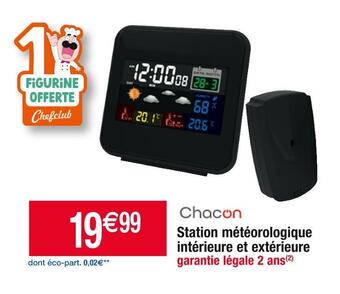 Cora x Carrefour Chacon station météorologique intérieure et extérieure offre