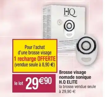 Cora x Carrefour Brosse visage nomade sonique H.Q elite offre