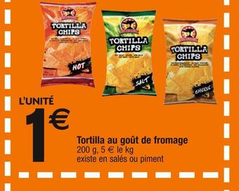 Cora x Carrefour Don fernando tortilla au goût de fromage offre