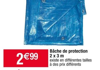 Bâche de protection 2 x 3 m