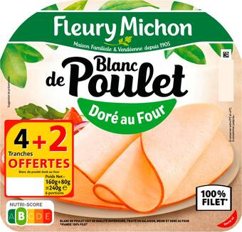 Match Fleury michon blanc de poulet offre