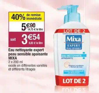 Cora x Carrefour Eay nettoyante expert peau sensible apaisante mixa offre