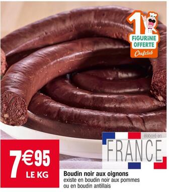 Cora x Carrefour Boudin noir aux oignons offre