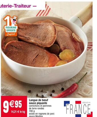 Cora x Carrefour Langue de bœuf sauce piquante offre