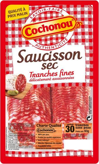 Cochonou charcuterie tranchée