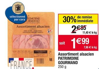 Cora x Carrefour Patrimoine gourmand assortiment alsacien offre
